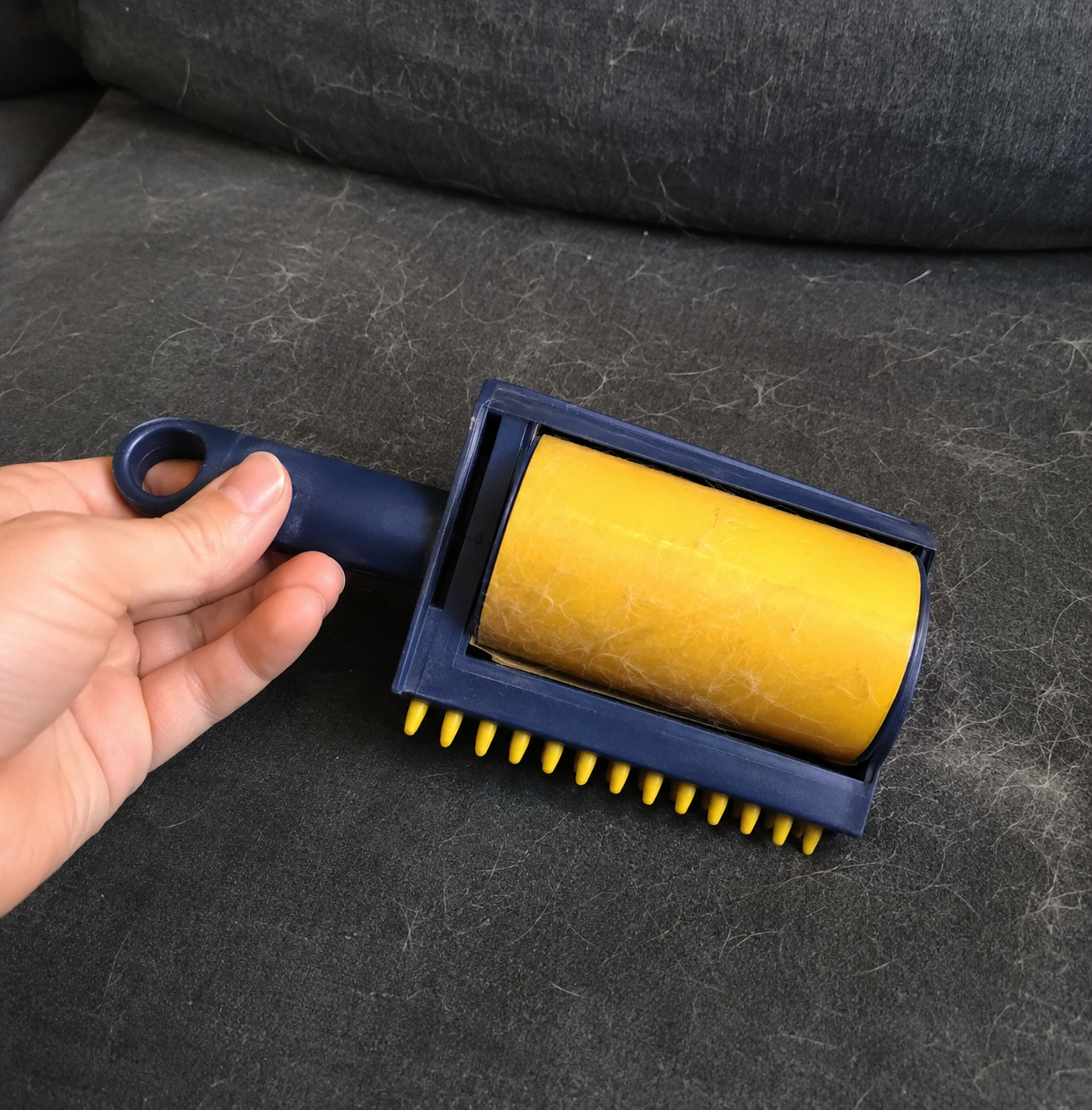 Pet Hair Remover Roller for Dogs & Cats - Reusable  Fur Lint Roller Brush