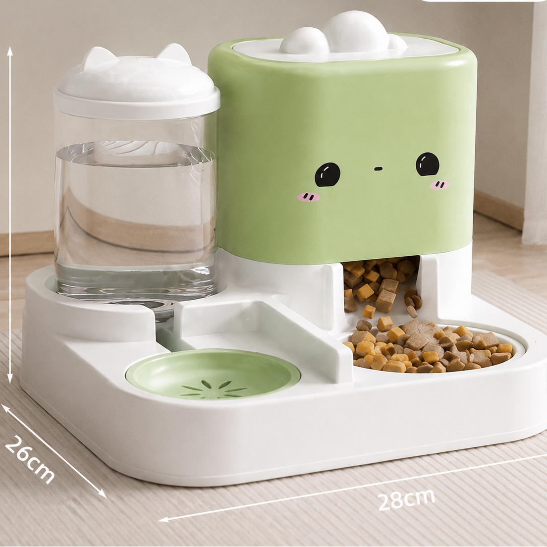 2 In 1 Automatic Pet Feeder And Water Dispenser