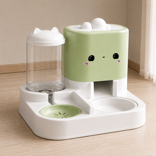 2 In 1 Automatic Pet Feeder And Water Dispenser